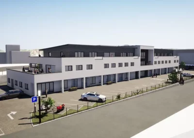 Pflegestation Breitscheid – Außenansicht Planung